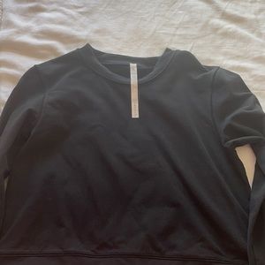 lululemon black crew